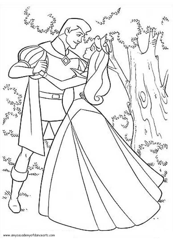 dancing princesses coloring pages - photo #26